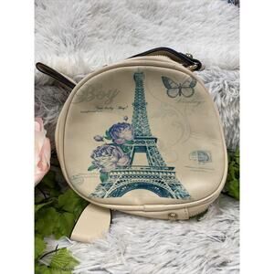 Vintage Beibaobao Red Vegan Leather Cat Crossbody Small